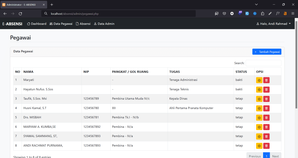 Source Code Aplikasi Cetak Absensi