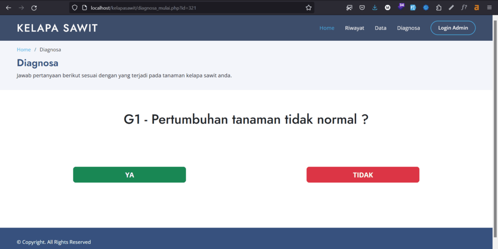 sistem pakar forward chaining