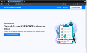 sistem informasi kuesioner berbasis web