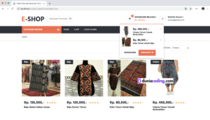 Aplikasi Toko Online Berbasis Web PHP