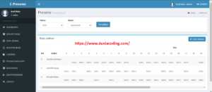 Aplikasi Absensi Pegawai Berbasis Web
