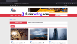 website berita dengan codeigniter