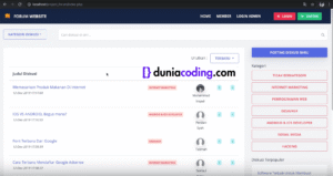 Website Forum PHP PDO