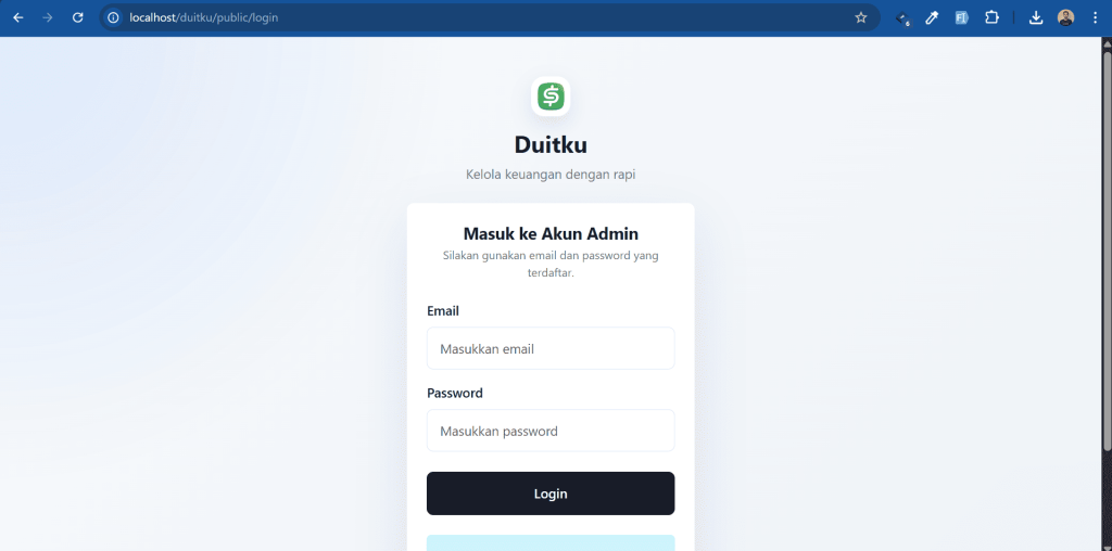 source code aplikasi keuangan codeigniter 4